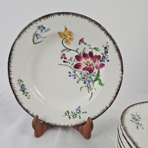 Assiettes creuses décor - assiettes,