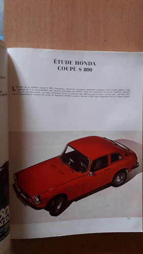 Honda s800 revue technique - s800, :