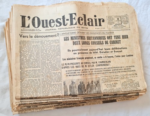 Lot ouest eclair - eclair, 1938