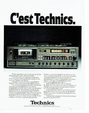 1979 ADVERTISING 027 TECHNICS TAPE RECORDER BOARD CASSETTE