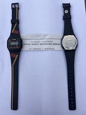 Montre LCD 33mm Boîtier Noir