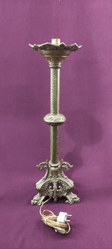 Pied lampe laiton ou - lampe, en