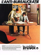 ADVERTISING ADVERTISING 064 1978 STRAFOR FURNITURE office furniture