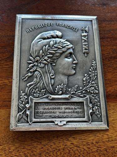 Plaque médaille officier - plaque,
