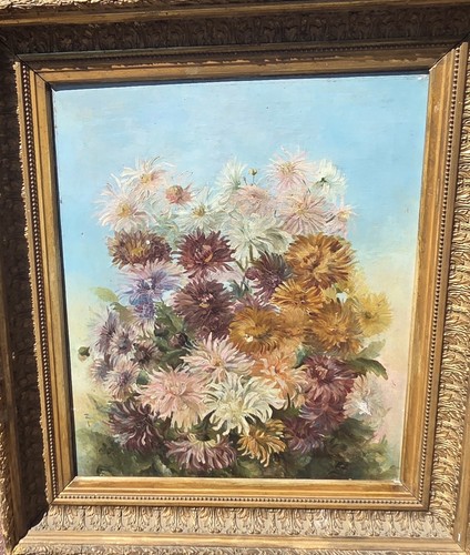 Tableau ancien signé peinture - signé,