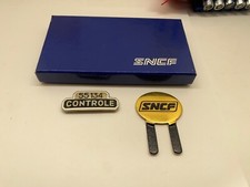 SNCF TGV RECORD BADGE PIN'S KEYCHAIN BOX SET