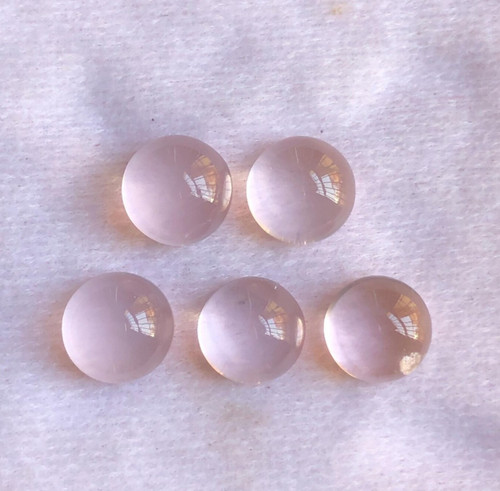 Cabochons quartz rose - cabochons,