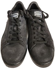 RARE Womens Black Puma Sneakers w/Sparkly Nubuck