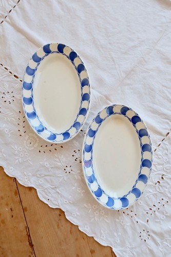 Raviers vintage faïence