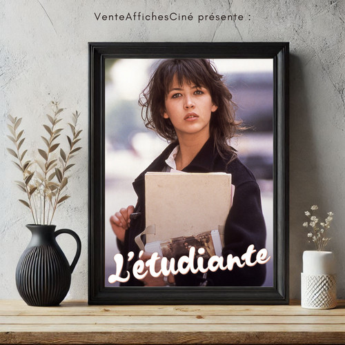 Affiche étudiante - affiche, l'étudiante