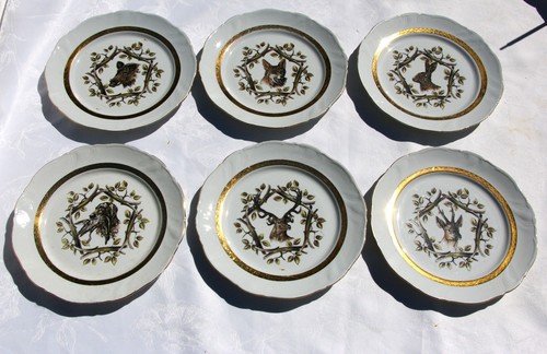 Anciennes assiettes plates - anciennes,