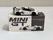 Mini GT Lamborghini Aventador SVJ Roadster Bianco Canopus White 1:64 #224