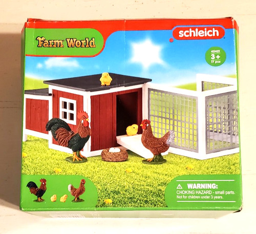 Schleich farm world chicken - schleich,
