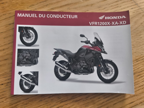 Honda vfr 1200 manuel du - 1200,