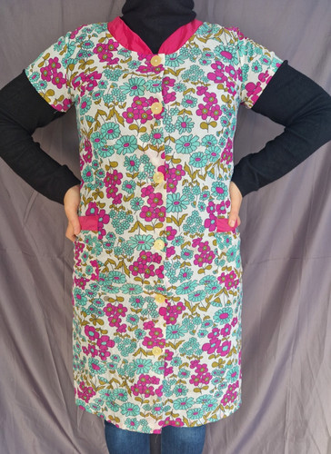 Nylon dederon smock apron - dederon,