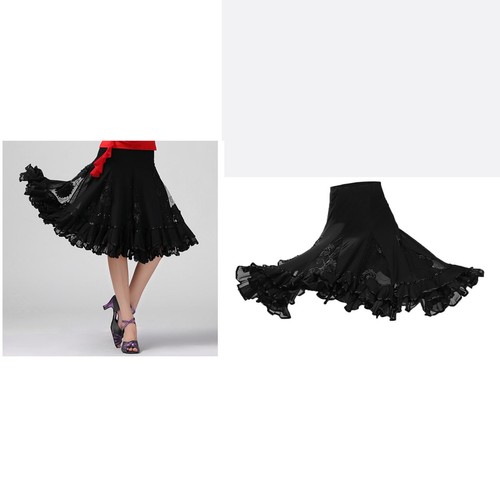 Jupe flamenco ballroom danse - jupe,