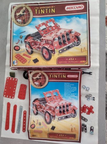 Meccano 0551 tintin 4x4 - meccano,