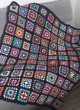 Couverture plaid multicolore