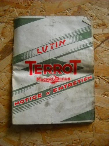 Notice entretien terrot - notice,
