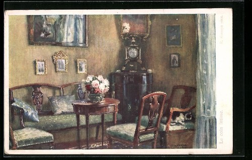 Carte postale artiste - postale, d'artiste
