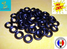 DINKY TOYS LOT DE 50 PNEUS  15/8 BANDE RONDE LISSE NOIR  1/43 spéciales  souple