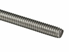 M20 Fileté Tige Barre Zinc Plaqué Bois Entièrement Doux Acier (Valeur Paquet)