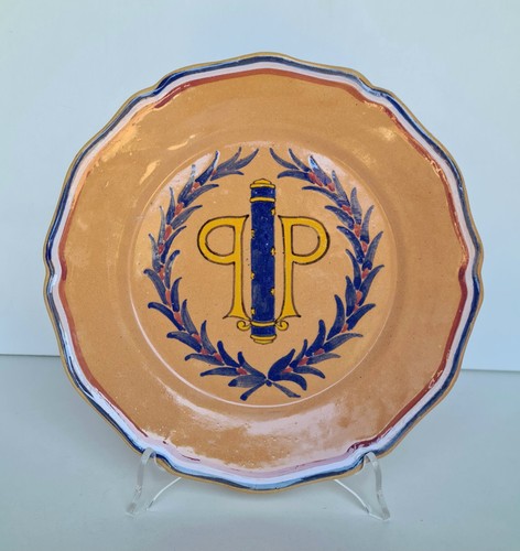 Assiette faïence charolles - assiette,