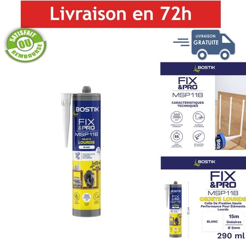 Bostik fix pro msp 118 - msp, mastic