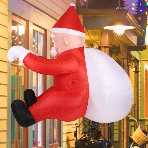 Père noël gonflable m - noël, 2