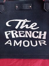 Sac à main IKKS "The French Amour"_ Bleu marine et blanc
