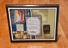 The Backrooms Authentic Carpet and Wallpaper Plaque with Certificate of Auth.