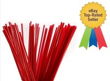 Cocktail Sip Staws Stirrers Red 5.3" x 3mm Coffee Stirrers Memphis Slim Straws