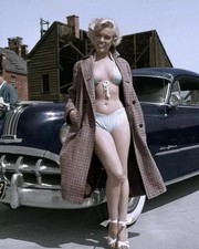 Marilyn Monroe Front Of Car