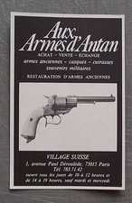 Publicité Aux armes d'antan