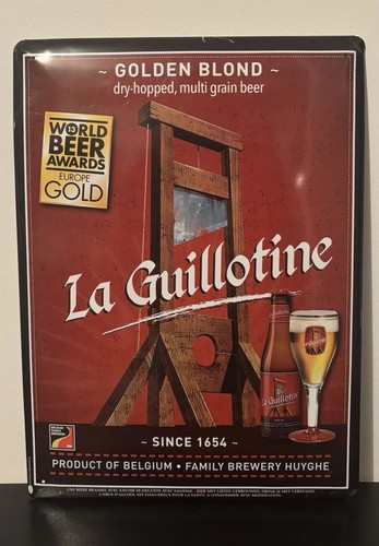 Plaque publicitaire bière - plaque,