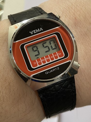 New stock montre quartz lcd - new,
