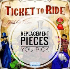 Ticket to Ride Individual & Lot Train Game Replacement Pieces -UPick 2018 - 2021