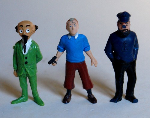 Tintin lot figurines 2 - de, 3