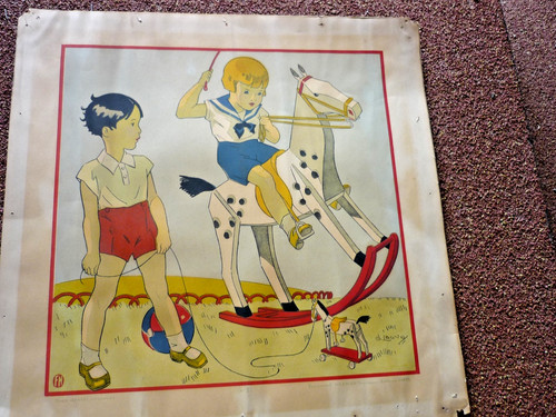 Enfantina dessin lithographie