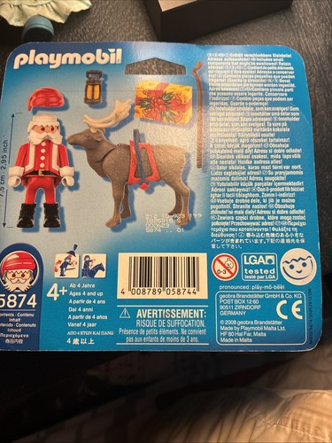 Playmobil santa with reindeer - santa,