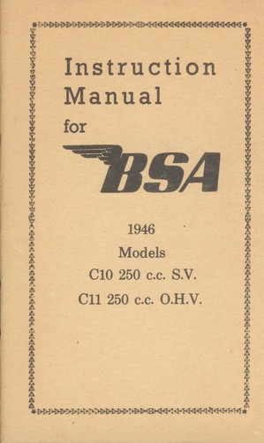 Bsa c10 250 c11 - sv,