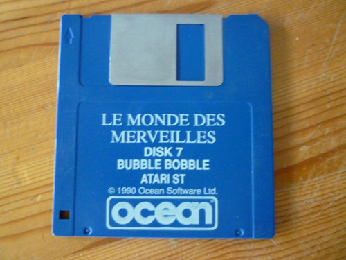 Jeu atari bubble bobble - atari,