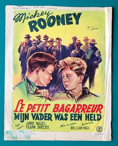Affiche belge très rare - belge,