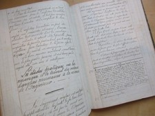 MANUSCRIT NOTE SUR L' ART DU