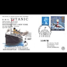 TITANIC98-1 - FDC GB - 86 ANS
