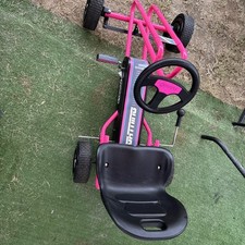 hauck Lightning Ergonomic Pedal Ride On Go Kart Toy, Pink (Open Box)