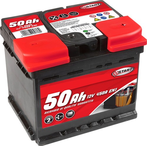Batterie voiture 50ah 12v - batterie,