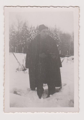 Photo soldat neige 1944 - ✪,