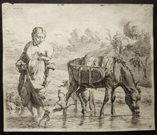 Eau-forte originale de Karel