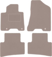 Tapis de sol en velours Beige